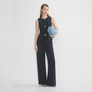 Aritzia Black Wide Leg Pant